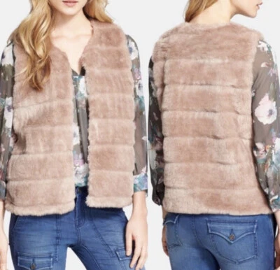 Chaqueta de piel sintética Joie Andrina rosa malva Foto 1 de 4