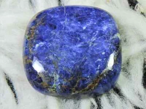 66Cts. Piedra preciosa suelta cabuchoh cristal octágono sodalita natural 32X32MM m388 - Imagen 1 de 9