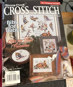 Vintage seltene Stoney Creek Kreuzstich Sammlung Februar 2003 Magazin - Bild 1 von 16