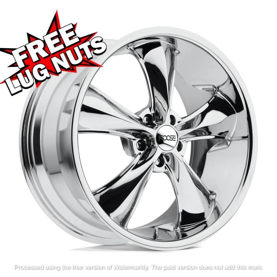 Llantas 18 pulgadas 18x8,5 Foose F105 LEGEND CROMO 5x4,5 5x114,3 +34 Foto 1 de 1