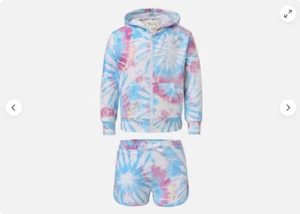 Butter GIRLS Super Soft 2-piece Set (Pink & Blue Tie Dye S 7/8)NWT - Picture 1 of 6