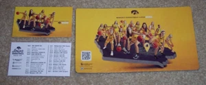 2023-24 IOWA HAWKEYES Damen Basketball Magnet & Tasche Zeitplan Caitlin Clark - Bild 1 von 1