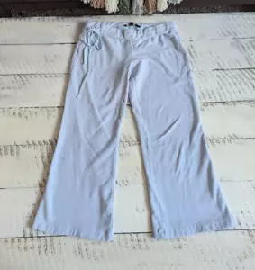 Pantaloni gaucho Rampage taglia L vintage Y2K blu polvere gamba larga con coulisse - Foto 1 di 4