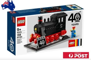 LEGO 40370 Trains 40th Anniversary Set Steam Engine Exclusive Brand New BNISB - Picture 1 of 3