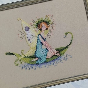 Pond Lily Mirabilia Counted Cross Stitch Chart and Embellishments NC263 Corbett - Picture 1 of 11