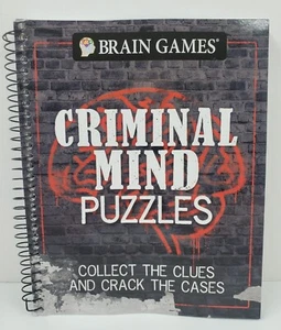 Criminal Mind Puzzles Brain Games Book - Bild 1 von 7