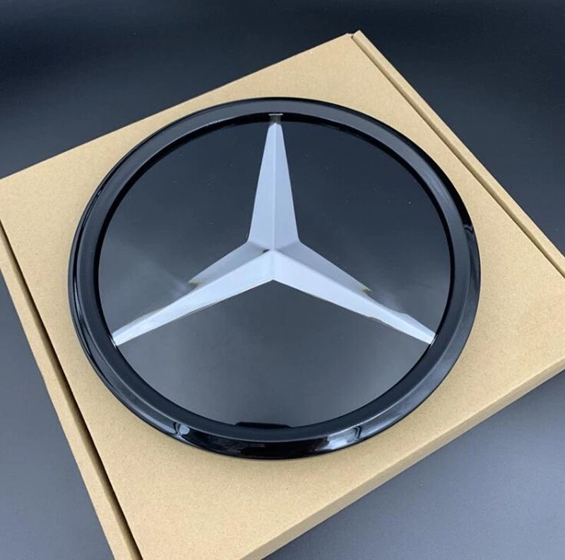 Insignia emblema rejilla estrella espejo negro para Mercedes-Benz Clase E W213 2016-2022 Foto 1 de 4