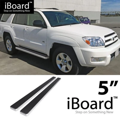 APS Running Board Step 5in Stainless Steel Polished Fit Toyota 4Runner 03-09 - Изображение 1 из 4