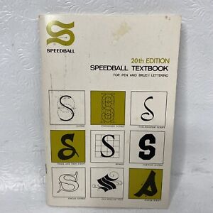 Speedball Textbook For Pen and Brush Lettering 20th Edition 1972 Calligraphy