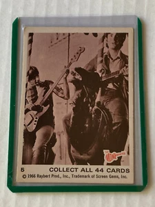 Tarjeta de colección 1966 Raybert Productions The Monkees Sepia #5 Ex/Ex+ - Imagen 1 de 2