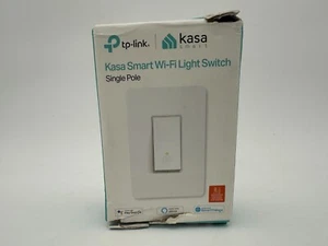 Kasa Smart Dimmer Switch HS220, Single Pole, 2.4GHz Wi-Fi Light Switch (White) - Picture 1 of 3