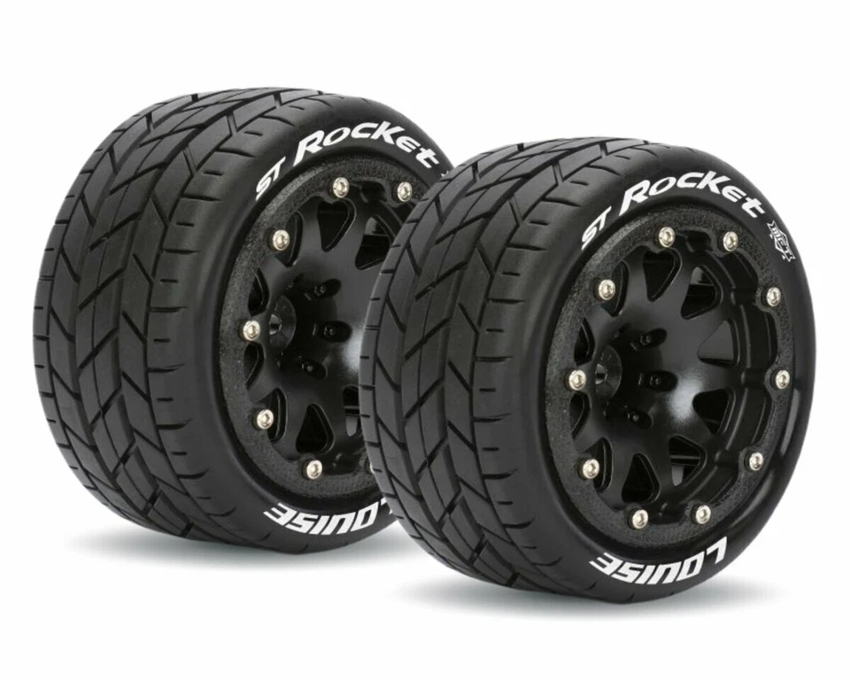 LOUISE MFT ST-ROCKET Reifen Bead Lock Felge schwarz 1/2 Offset LOUT3311SBH ... - Bild 1 von 1