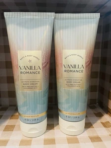Bath & Body Works Vanille Romantik Körpercreme 8 flüssige Unzen 2er-Pack - Bild 1 von 2