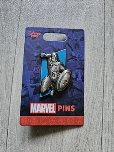 Marvel Limited Edition Pin of the Month Captain America Pins POTM Disney New  - Foto 1 di 2