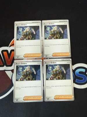 Boss's Orders Ghetsis 172/193 4x Paldea Evolved Playset Rare Pokémon Card - Image 1 of 2