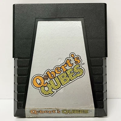 Q*bert's Qubes (Atari 2600, 1984) Parker Brothers. Tested, Works! Rare Game - Image 1 of 4