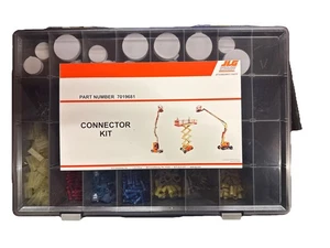 JLG GENUINE CONNECTOR KIT ELECTRONICS ELECTRICAL 1000+ PCS $740 EUC     Ma28 - Picture 1 of 11