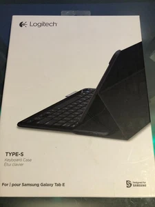 Original Logitech Type-S Bluetooth Tastatur Hülle für Samsung Galaxy Tab E 9.6 NEU - Bild 1 von 9