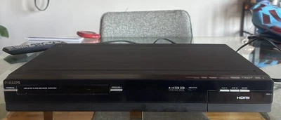 Philips DVDR3576H HDD & DVD-Recorder Player mit Fernbedienung schwarz 2008 - Bild 1 von 4