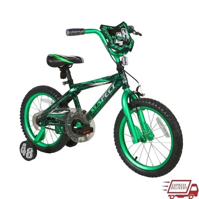 Bicicleta de 16 pulgadas para niños con ruedas de entrenamiento asiento ajustable freno de montaña divertido paseo nueva Foto 1 de 4