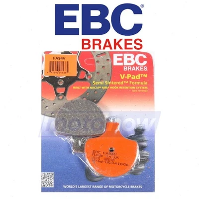 EBC Front Semi-Sintered V Brake Pads for 1987 Harley Davidson FXRC Low Rider qj Foto 1 de 4