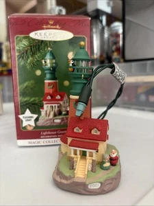 FARO SALUDOS Adorno de Navidad con Luz Sello Recuerdo 2001 - Imagen 1 de 5