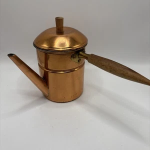 Vintage Kupfer Side Pouring Kettle Türkischer Stil Wasserkocher Made in Portugal - Bild 1 von 11