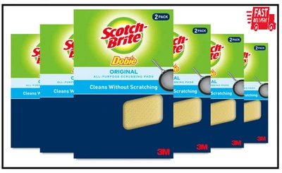 Scotch-Brite Dobie Pads, Dobie Sponge for All Purpose Cleaning of Kitchen, Bathr - Image 1 of 2