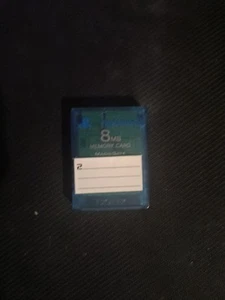 PS2 Official Memory Card Blue Genuine Sony Playstation 2 - Picture 1 of 1