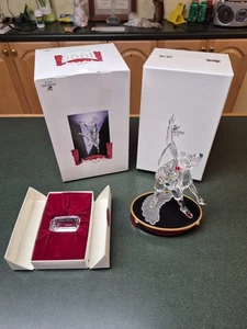 Vintage SWAROVSKI Masquerade Pierrot Figurine ANNUAL EDITION 1999 W Plaque & Box - Picture 1 of 9