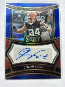 Jerome Ford 2024 Select Blue Prizm Auto /149 Browns NFL - Picture 1 of 2