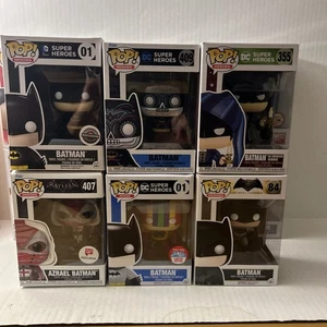 Funko Pop! 6 Stück DC Super Heroes Batman mit Beschädigungen - Bild 1 von 10