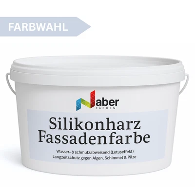 5 L Silikonharz Fassadenfarbe, Lotuseffekt, Lotusfarbe, RAL Farbwahl - MATT - Bild 1 von 3