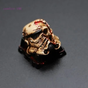 Gwiezdne wojny Storm Nasadki z motywem czaszki Zabawna Keycap Desktop Ornament Cross-Axis Prezent - Zdjęcie 1 z 4