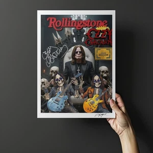 Ozzy Osbourne 8X10 Art print. HAND SIGNED BY THE ARTIST... - Picture 1 of 7