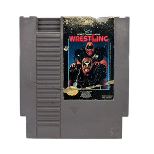 WCW World Championship Wrestling Nintendo NES Spiel FIC Vintage 1990 - Bild 1 von 3
