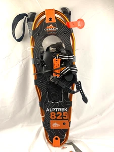 Neu mit Etikett Cascade Mountain Tech ALPTREK 825 Schneeschuhe 25" mit Stöcken - orange - Bild 1 von 14