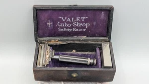 Vintage Valet AutoStrop Safety Razor (VB1/VC1) with Case & Storage Holder - Picture 1 of 21