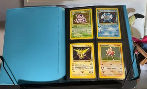 81 Base Set 2 Pokemon Cards in Binder -  LP to MP! 7 Holos! No Dupes! - Picture 1 of 19