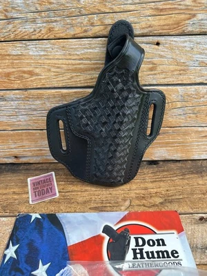 Don Hume H721  26 Black Leather OWB Holster for Beretta 92 96 Centurion Compact - Image 1 of 3
