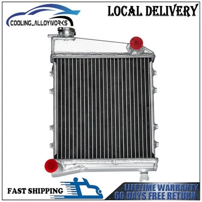 Fit 1961-1969 68 Austin Mini Mini Cooper 0.8L 1.0L 1.3L Aluminum 2 Row Radiator - Image 1 of 4