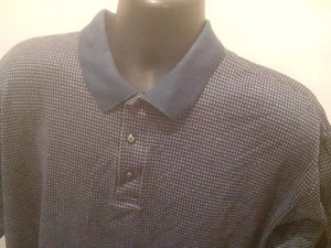 Men's Pebble Beach Cotton Polo Shirt Sz L blue - Picture 1 of 3