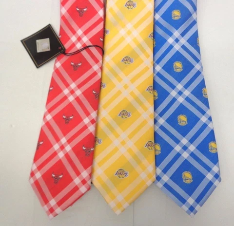 NBA Men's Rhodes Neck Tie By Eagle Wings Polyester Cover