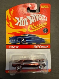 2004 Hot Wheels Classics Series 1 #14/25 - 1967 Chevy Camaro - Red - Picture 1 of 1