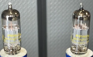 (1 PAIR) 6FQ7/ 6CG7 WESTINGHOUSE JAPAN, GREY, TOP O. TESTED STRONG. EXCELLENT. - Picture 1 of 19
