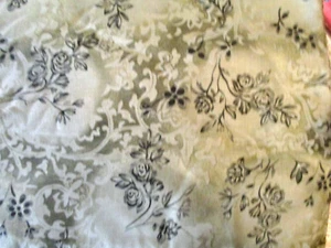 5 YDS MOTTLED GREEN FLORAL 100% COTTON DAVID TEXTILES BETH BRUSKE OOP - Picture 1 of 5