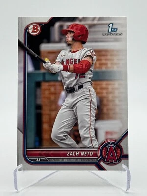 2022 Bowman Draft #BD-18 ZACH NETO | 1st Bowman - Image 1 of 2
