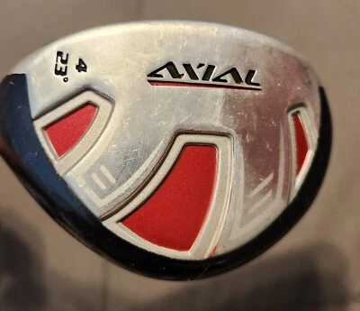 Tommy Armour Axial 4 Hybrid 23* /  LH / TA-26 Uniflex Stiff Steel Golf Club - Image 1 of 4