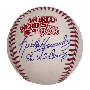 Keith Hernandez Signed 1986 World Series ROMLB Baseball 86 WS Champ JSA COA - Picture 1 of 3