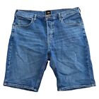 Lee Denim Shorts 5 Pocket Short Blue Mens W36